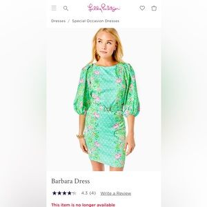 Lilly Pulitzer Barbara Sleeved Dress